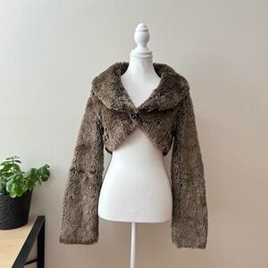 Seductions Faux Fur Bolero